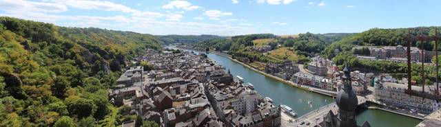 Dinant on the Meuse, panorama