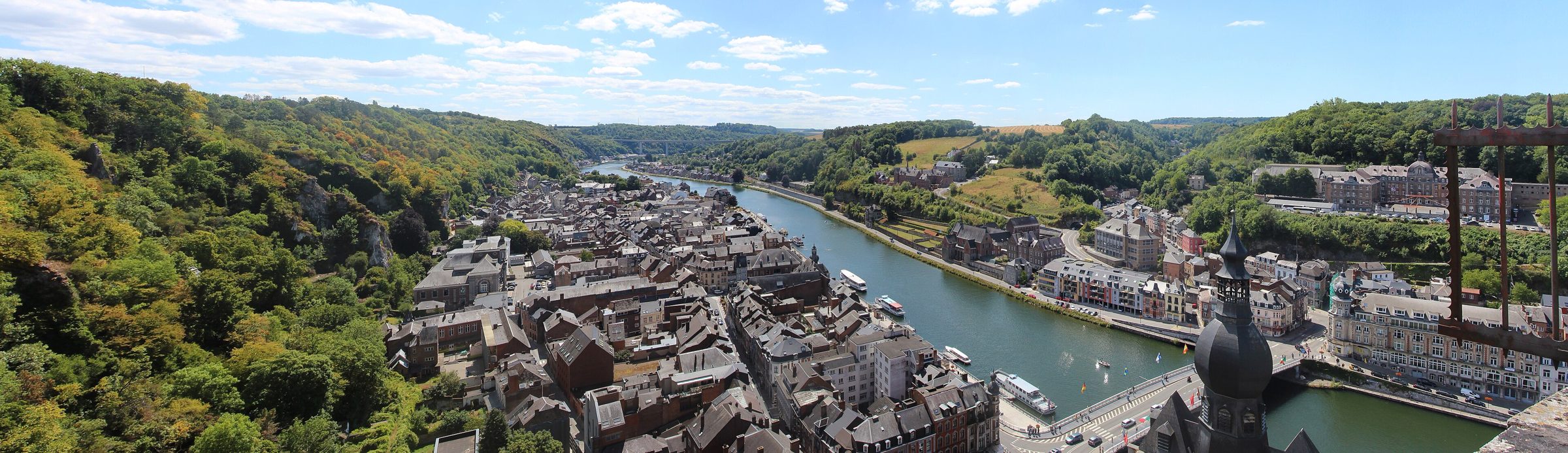 Dinant on the Meuse, panorama