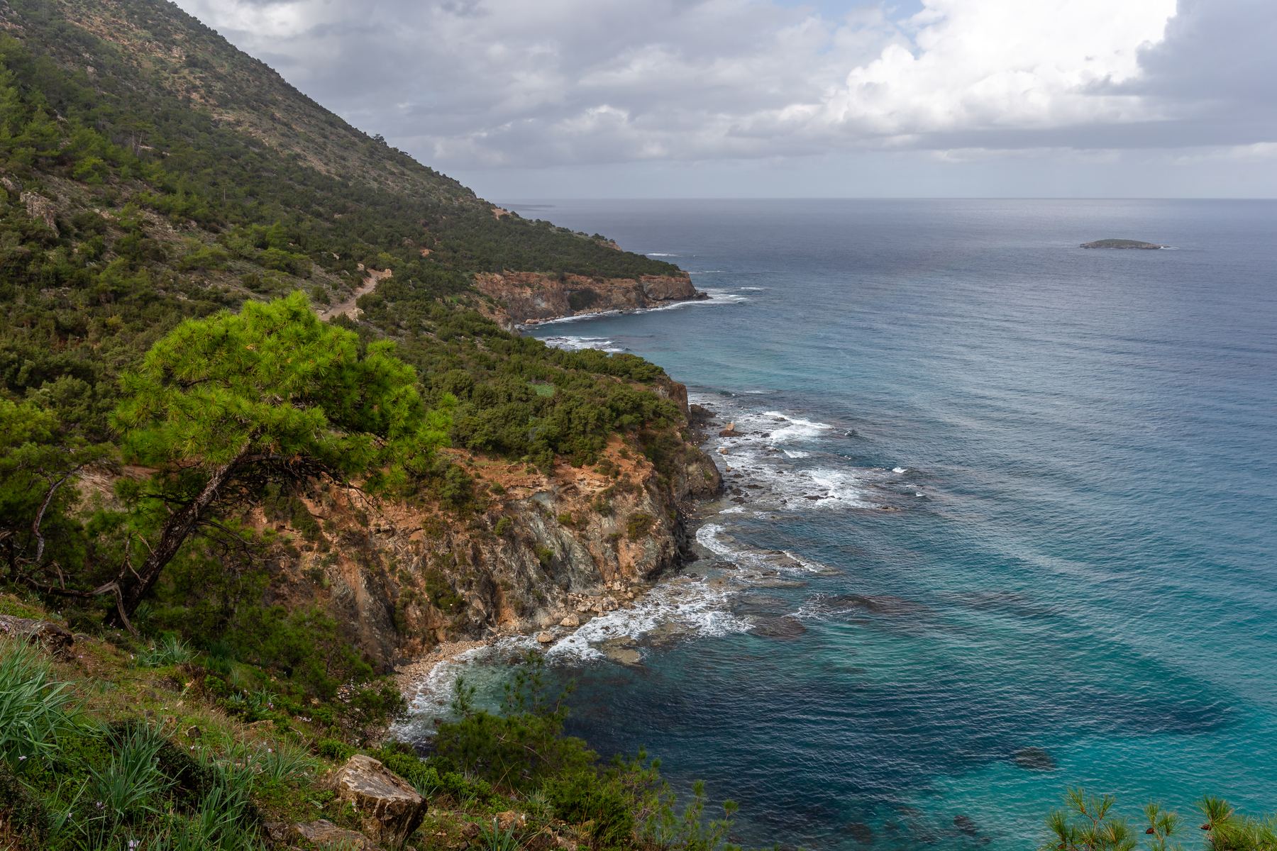 Rocky coast of Akamas Peninsula, Cyprus 03