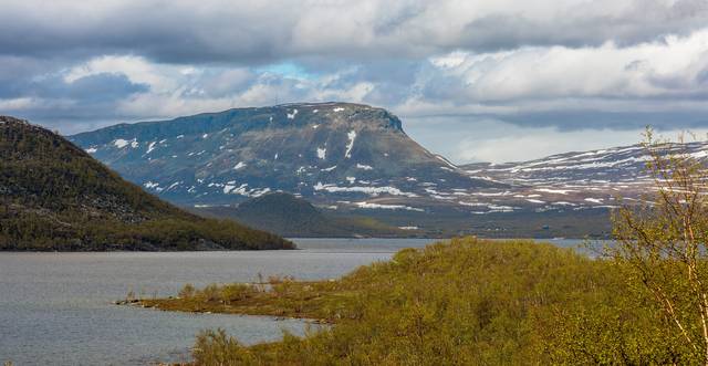 Saana over Ala-Kilpisjärvi in Enontekiö, Lapland, Finland, 2022 June