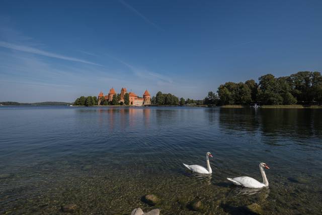 Trakai castle view