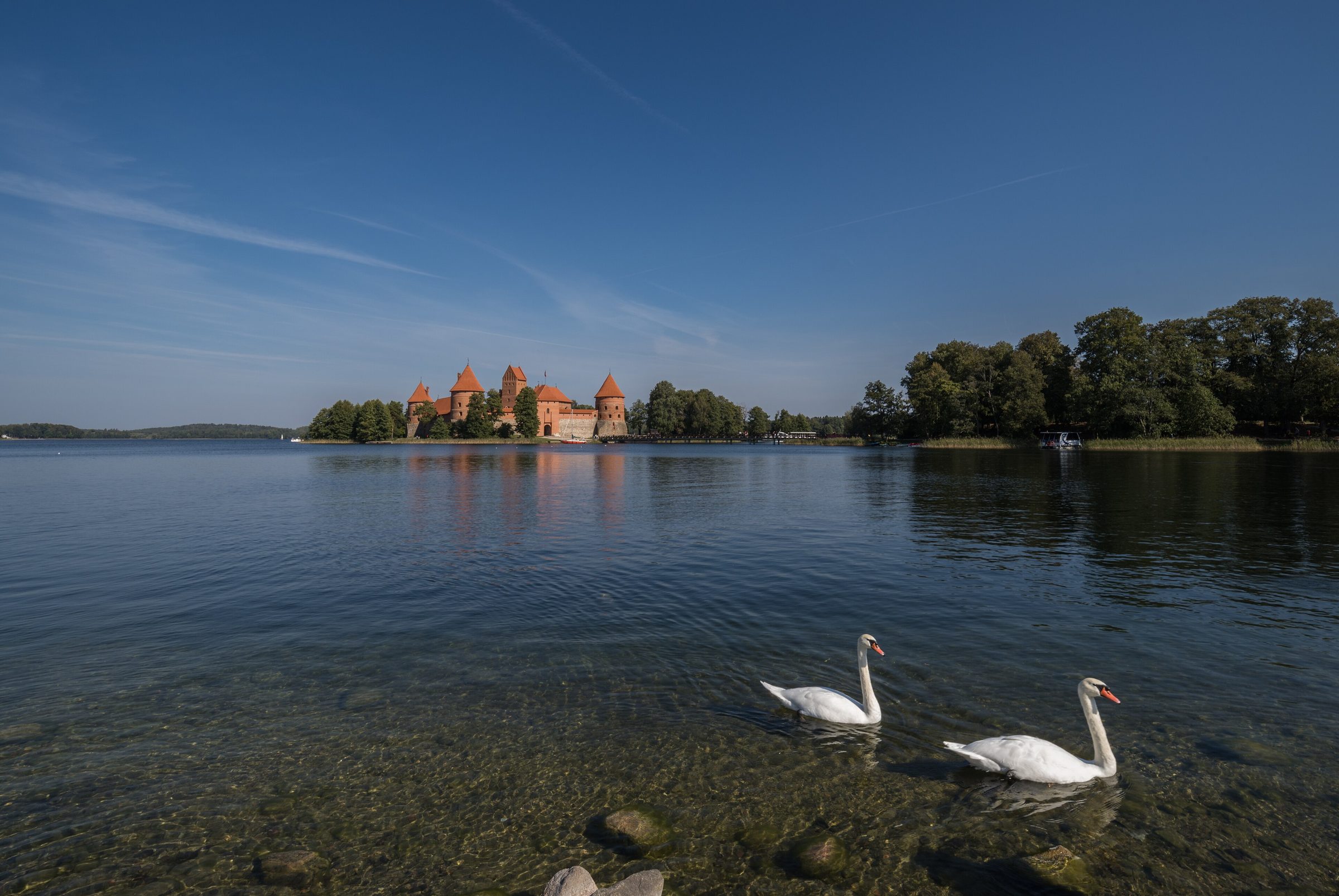 Trakai castle view